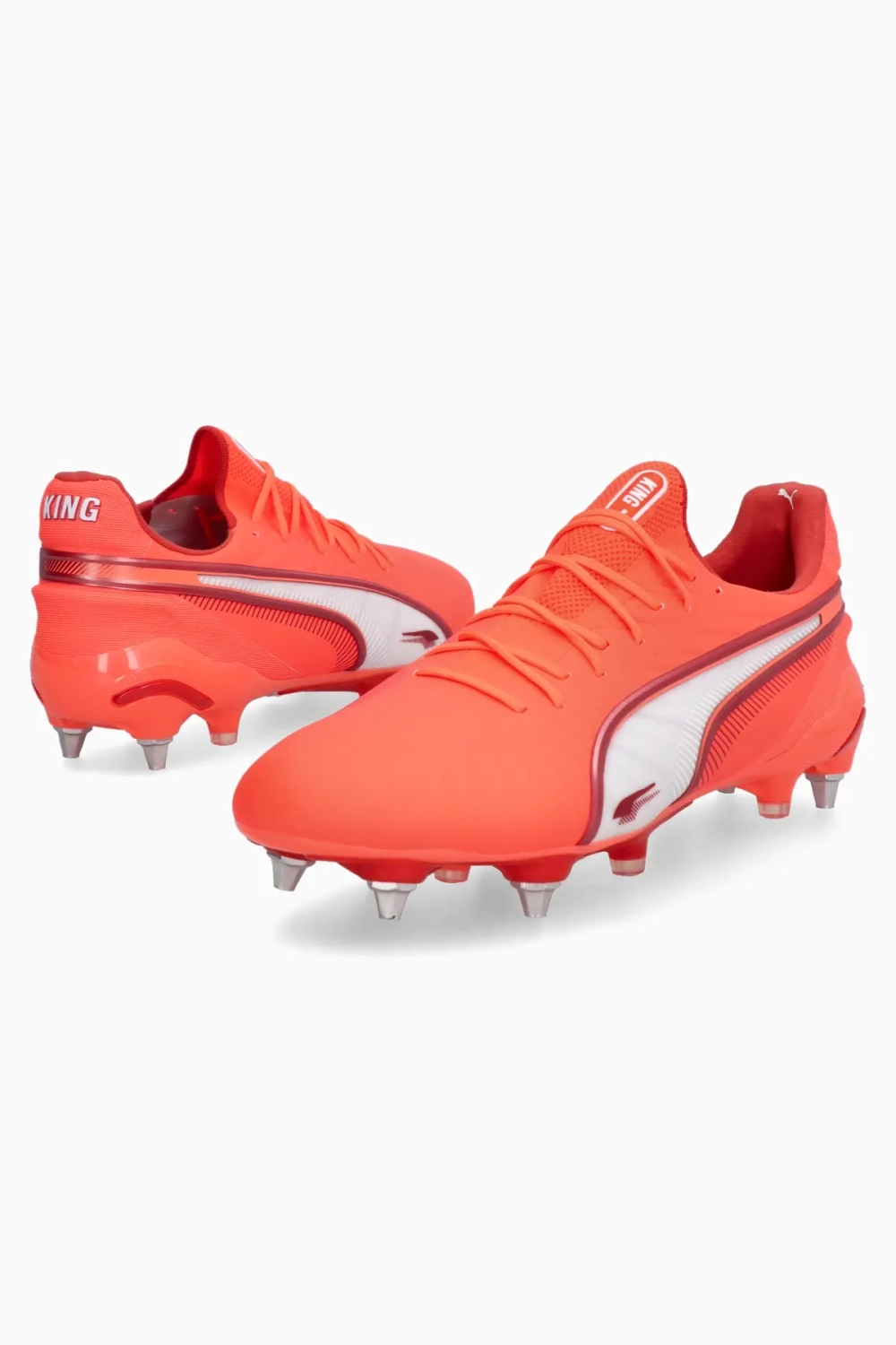 Бутсы Puma King Ultimate MxSG - красный