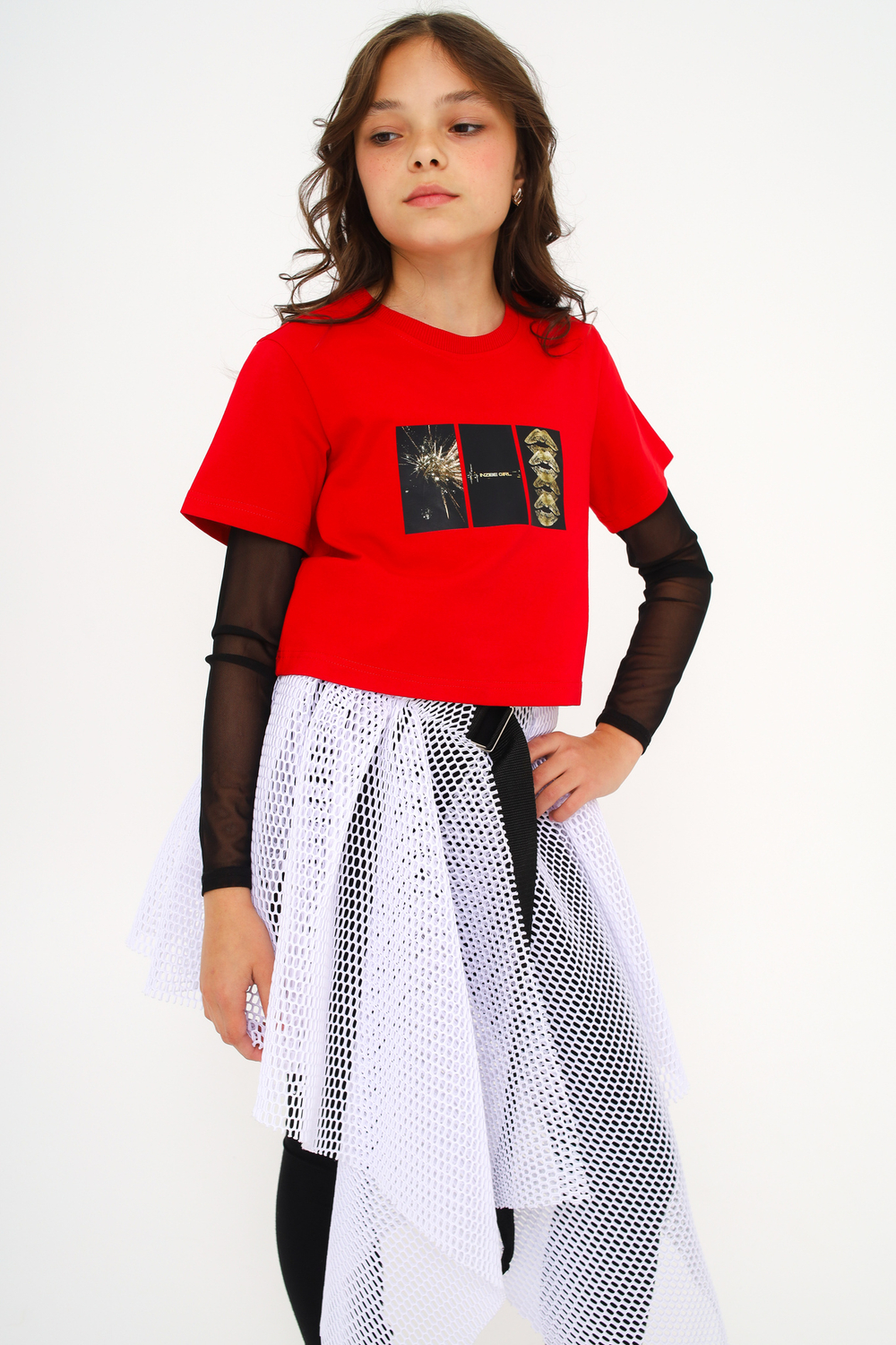 Футболка SETKA INZIBE GIRL, красная
