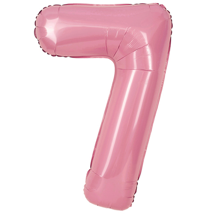 Цифра 7 пудровый д80