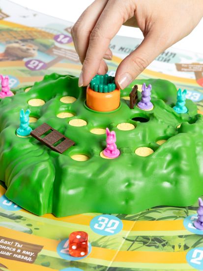 Игра настольная "Погоня за морковкой" Aктив time