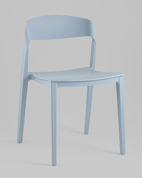 Стул Moris пластик голубой