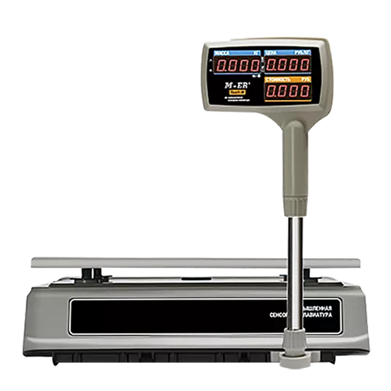 Весы торговые Mercury M-ER 328ACPX-15.2 LED c RS 232 и USB