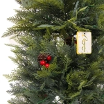 Ёлка светодиодная в горшке «Лесная радость» 90 см, (260 веток) 80 ламп LED, цвет свечения-Теплый белый