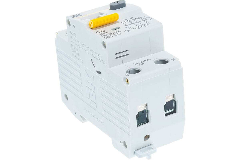 Автоматический выключатель дифференциального тока АВДТ32 C40 30мА IEK