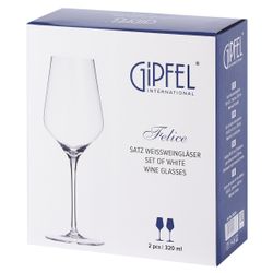Набор из 2 бокалов для белого вина Gipfel Felice 52373 320 мл