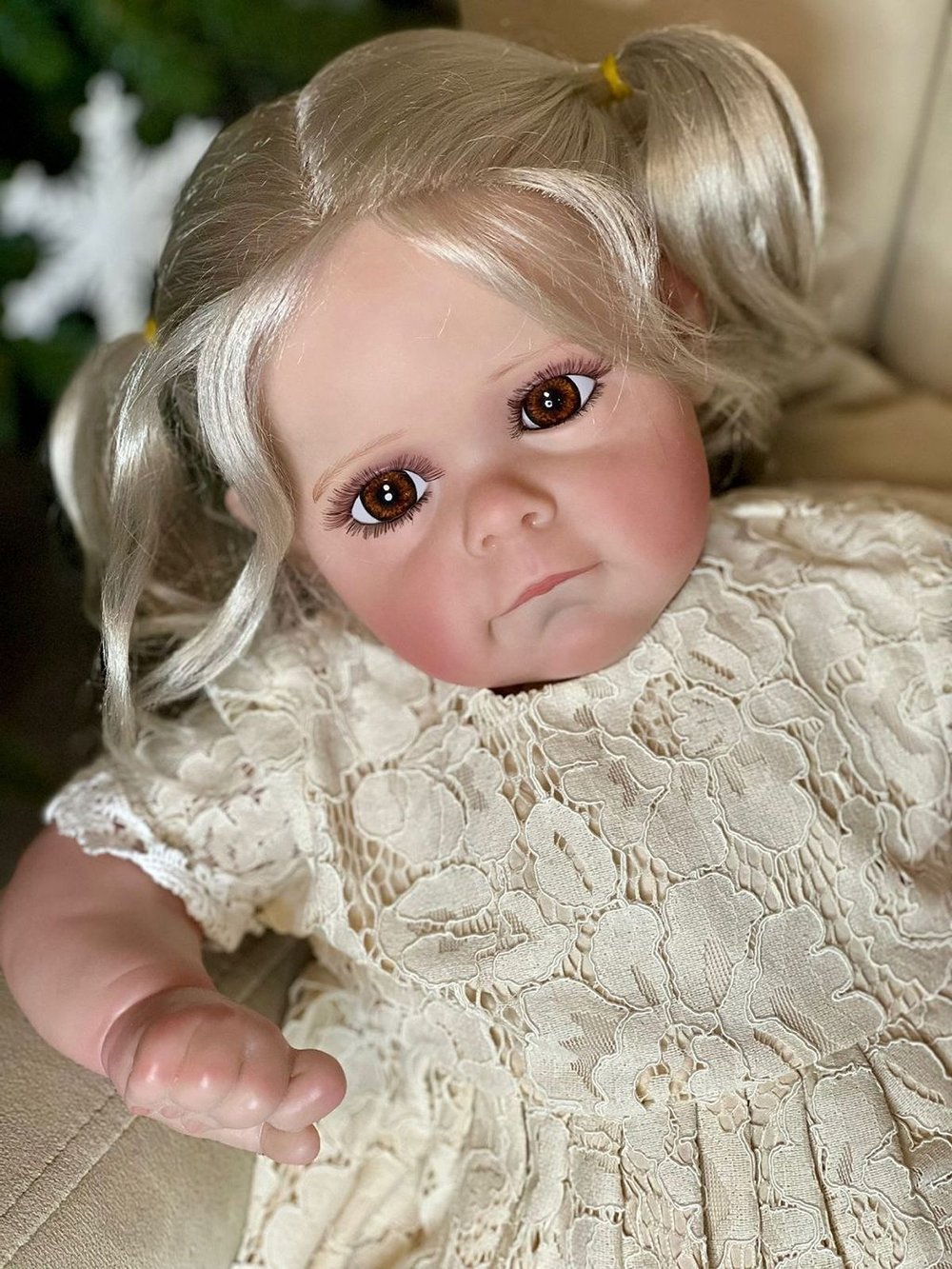 Кукла Реборн мягконабивная 60см в пакете (FA-597)