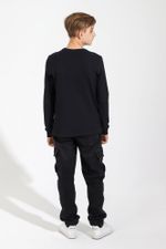 Джемпер для мальчика Лонг-2 Виотекс ЧЁРНЫЙ