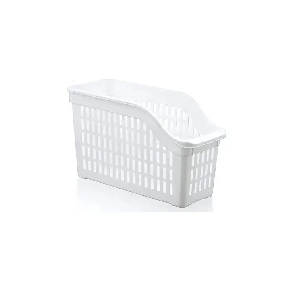 Органайзер-корзина для продуктов в холодильник белая