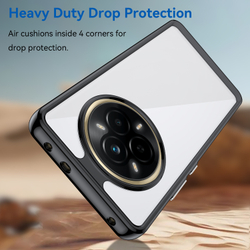 Усиленный защитный чехол с мягкими черными рамками для Realme 14 Pro (Narzo 80 Pro)
