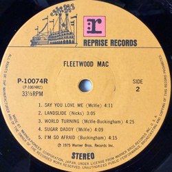Виниловая пластинка Fleetwood Mac ‎– Fleetwood Mac LP