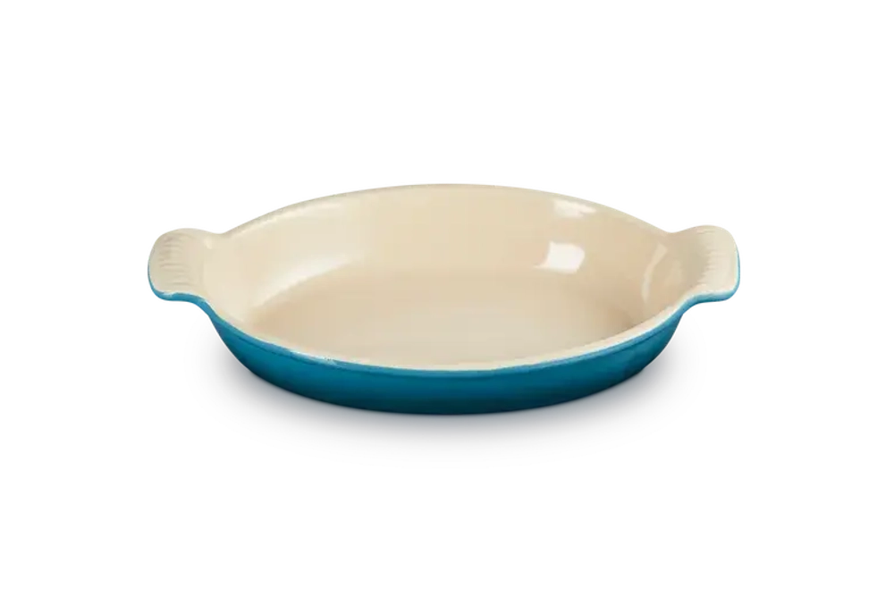 Le Creuset Форма для выпечки 28см, овальная, темно-бирюзовая.