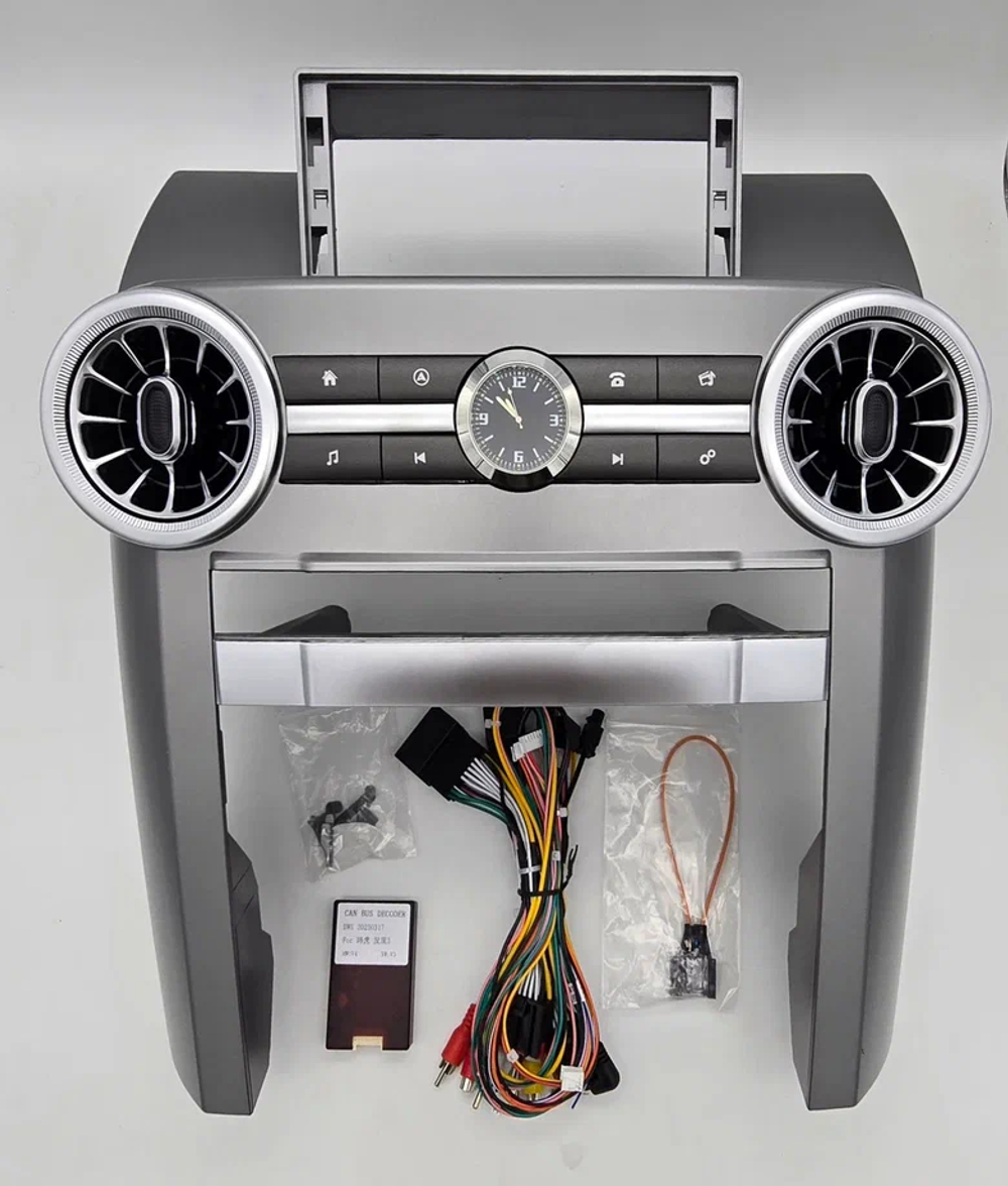 Магнитола для Land Rover Discovery 3 2005-2009 (прямые углы) - Kuberg монитор 12.3" в стиле LEXUS на Android 12, TS10, CarPlay, 4G SIM-слот