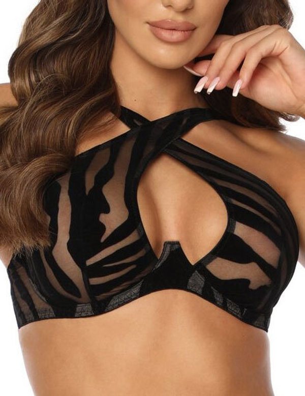 Бюстгальтер Kinga Unholy Alice (черный)