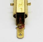 Щетки для стиральной машины 5*13,5*35 в металлическом корпусе стопор параллельный