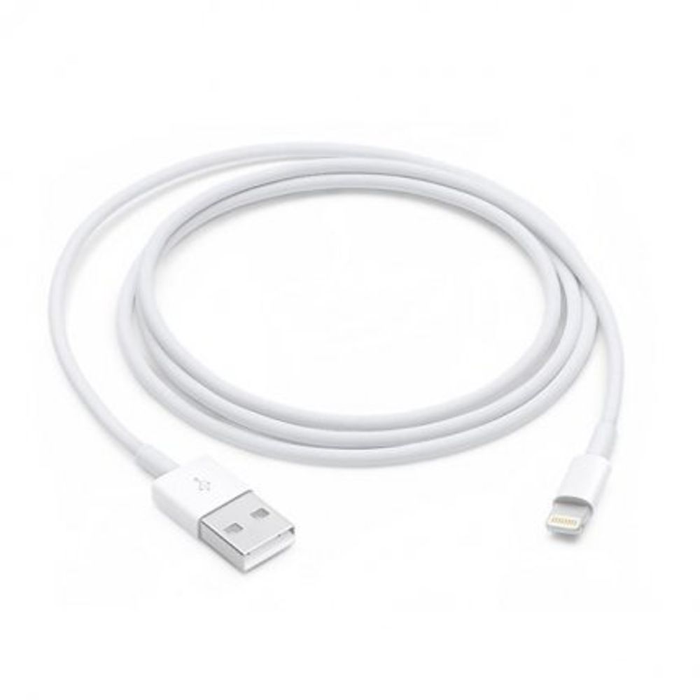 Кабель USB для Apple Lightning 1м Белый