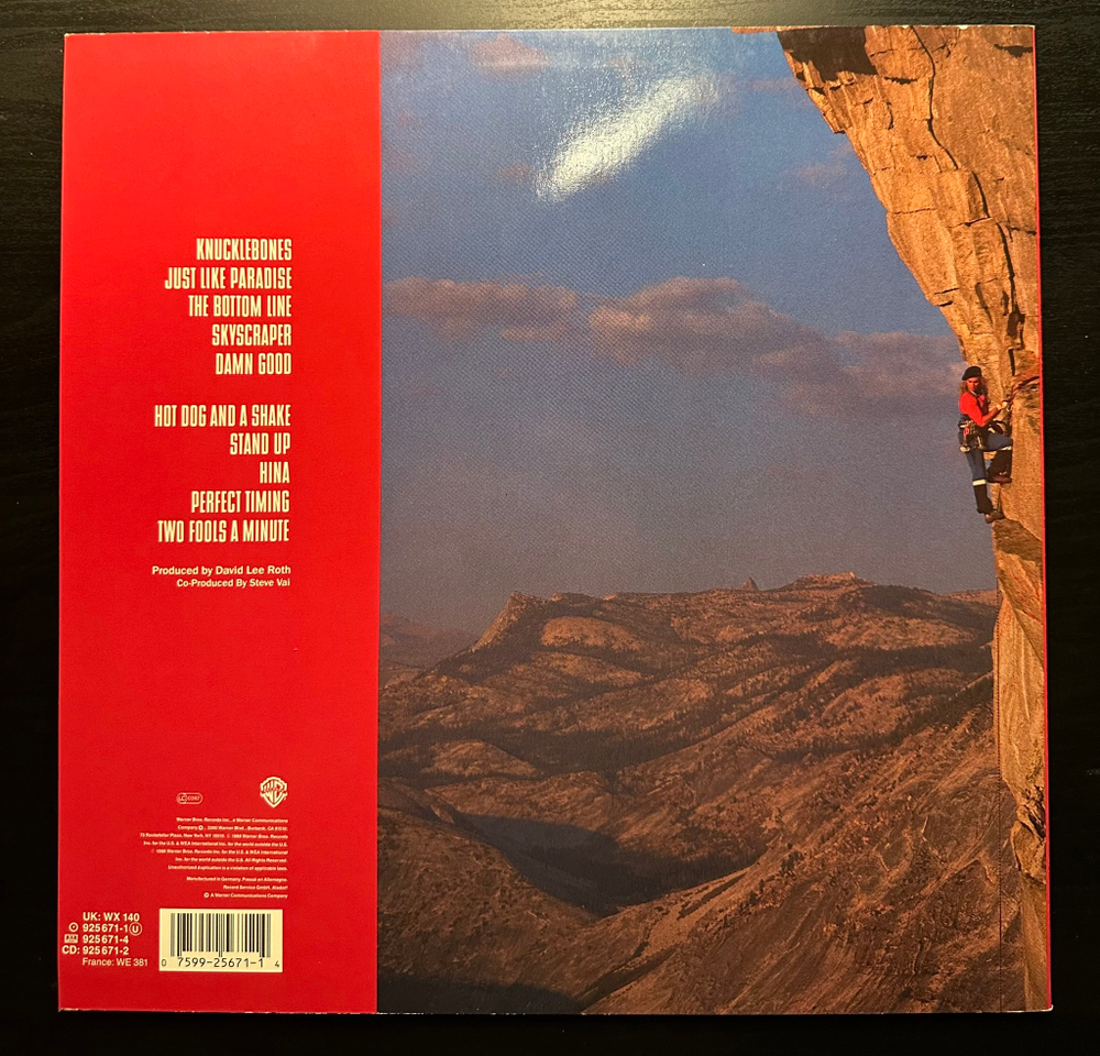 David Lee Roth - Skyscraper (Германия 1988г.)