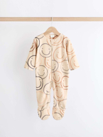 Комбинезон флисовый для малышей Next K79-486, 2 шт., Бежевый