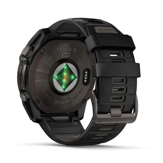 Garmin Fenix 8 51 мм Solar – титановый корпус, сапфировое стекло, солнечная зарядка