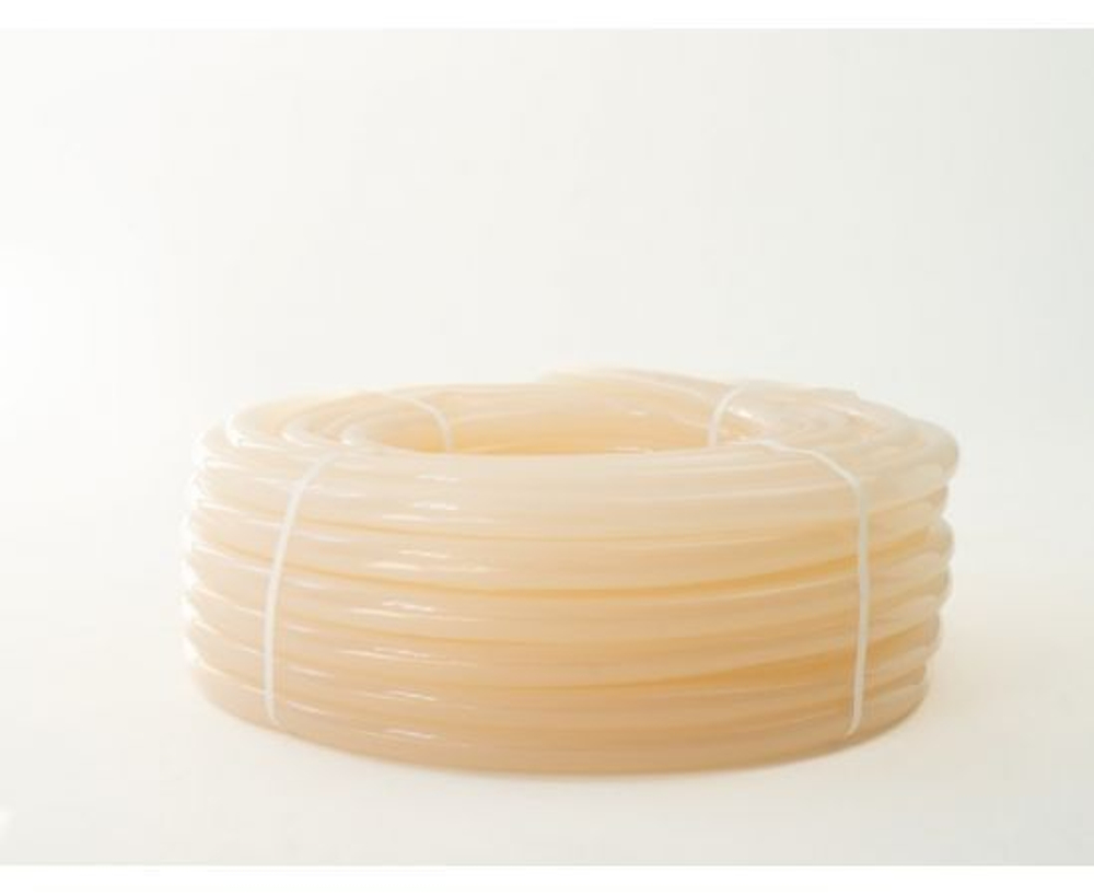 Шланг Силиконовый 1", 6мм, 25м, 1-сл.,тощ. 2,8мм, полупрозрачный, пищевой