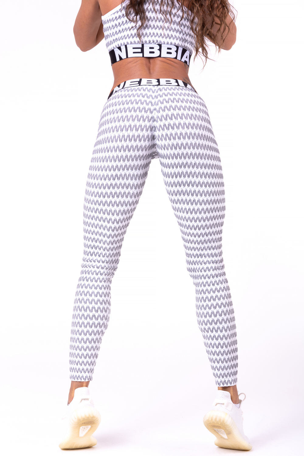Леггинсы NEBBIA BOHO STYLE LEGGINGS 3D PATTERN 658 GREY