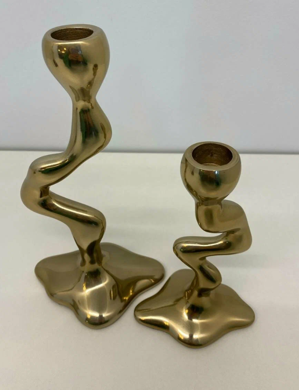 Подсвечник Garda Decor 69-22676, настольный, 24 см, металл, цвет золотой