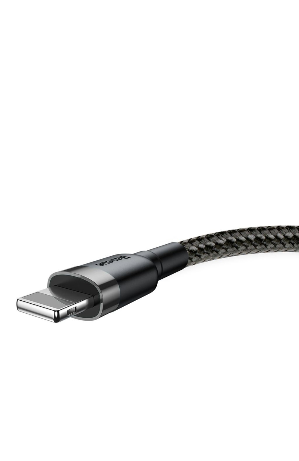 Usb Кабель-зарядка Lightning Baseus Cafule 1м (CALKLF-BG1) чёрно-серебристый