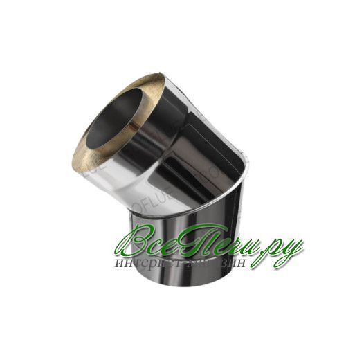 1мм Колено-сэндвич нерж диам.200х115 угол 135