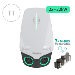 Pandora Wall-E DUO TT Home Edition — домашняя зарядная станция 2×22 кВт