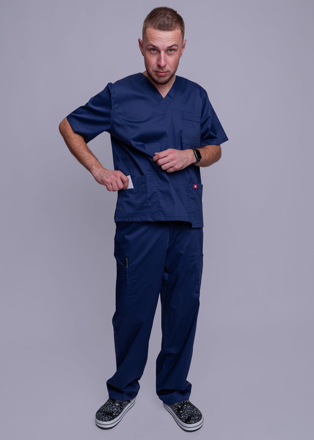 Топ мужской MedicLine т.синий