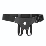 Трусики для страпона с маленьким отверстием (Размер: S-M) (Цвет: черный)