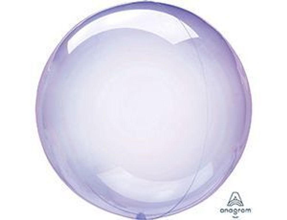 А Bubble (бабл), 18&quot;/45 см, Кристалл Фиолетовый (Purple), 1 шт.