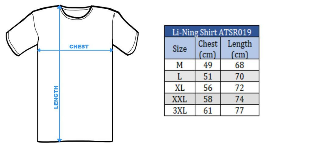 Li-Ning T-Shirt ATSR019-2 blue