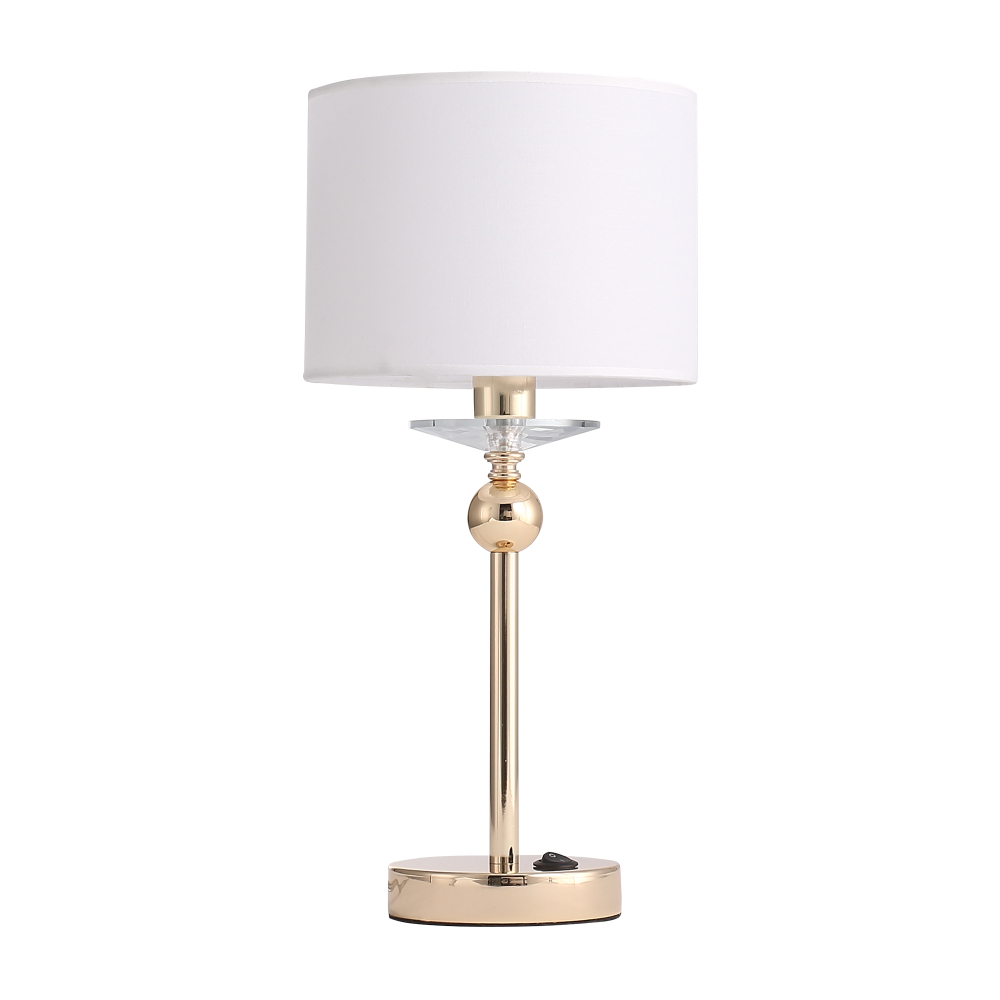 SL1405.204.01 Светильник настольный ST-Luce Латунь/Латунь, Прозрачный E14 1*40W ЭЛЕГАНС