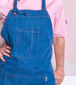 Фартук повара джинсовый "Ватер"