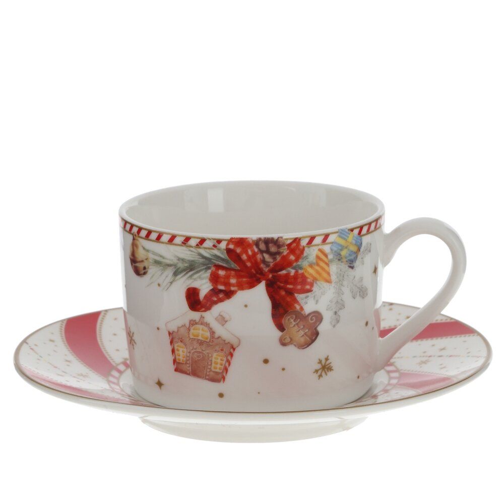 GAEM Чашка с блюдцем, 200 мл, L14 W14 H6 см