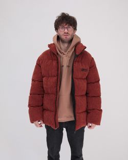 Пуховик Downjacket Velvet Терракотовая