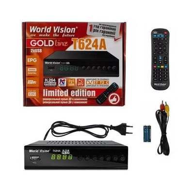 Цифровая приставка World Vision T624A
