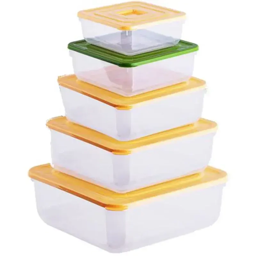 КОМПЛЕКТ КОНТЕЙНЕРОВ PRACTIC 5шт: 0,2л+0,45л+0,85л+1,5л+2,3л