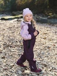 Комбинезон Колор блок Softshell демисезонный "Слива"