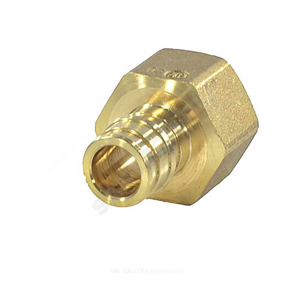 Муфта для PE-X труб радиальная латунь Дн 20х1/2" ВР GX109 Giacomini GX109Y034