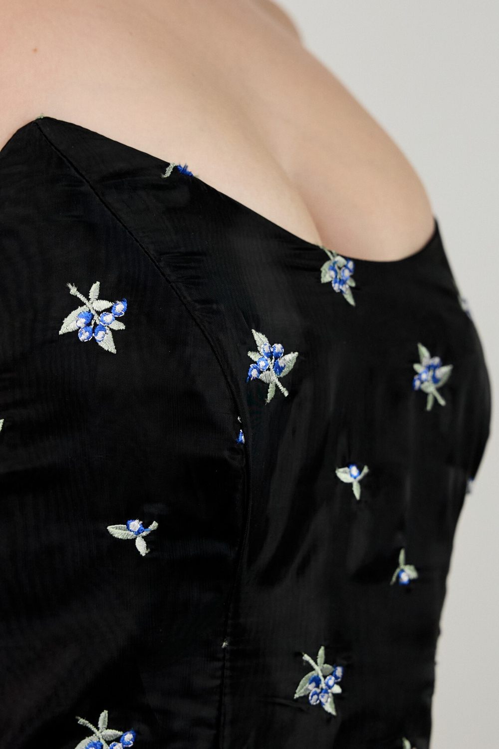 Платье корсетное мини