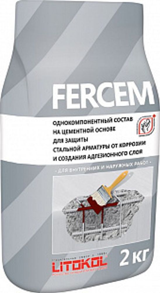 Рем состав для защиты арматуры FERCEM  2 кг, Litokol