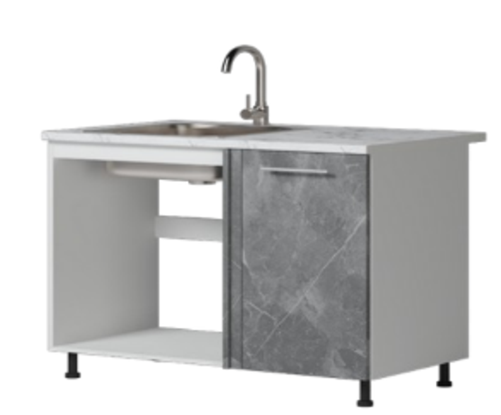 Alisa Каспий по модулям - Стол-мойка угл.1000 (со столешницей)