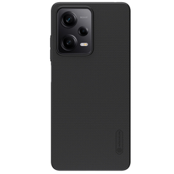 Тонкий чехол черного цвета от Nillkin для Xiaomi Redmi Note 12 5G и POCO X5 5G, серия Super Frosted Shield