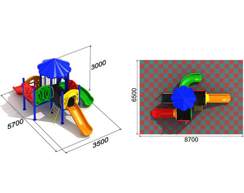 Детская площадка Мотылек 2.3