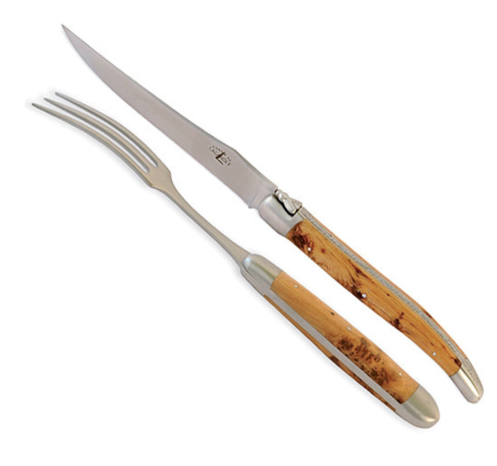 Набор столовых приборов на 1 персону 2 предмета Forge de Laguiole рукоятка из можжевельника