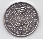 Португалия. 1997. 200 эскудо. Бенто де Гоис. km# 700