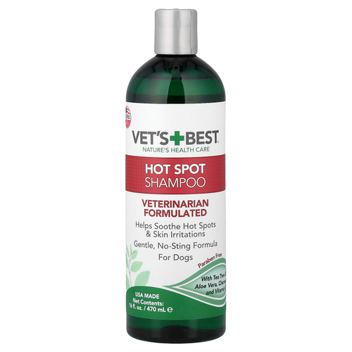 Vet's Best, шампунь для пятен, для собак, 470 мл (16 жидк. унций)
