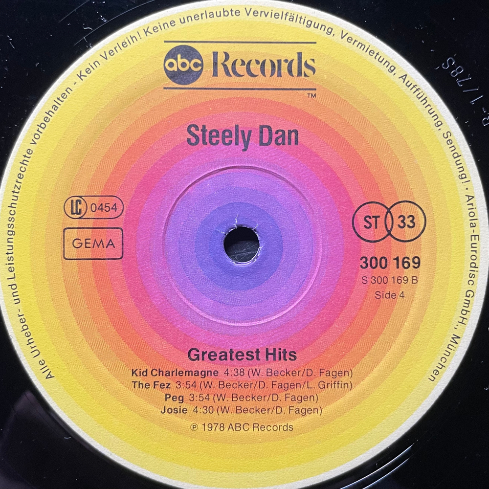 Steely Dan ‎– Greatest Hits 2LP (Германия 1978г.)