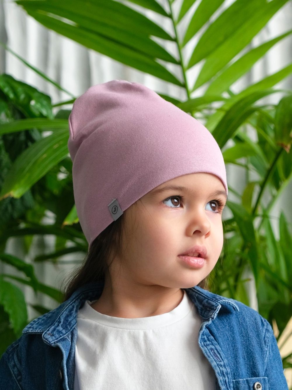Шапка трикотажная (Пудра) МОКО